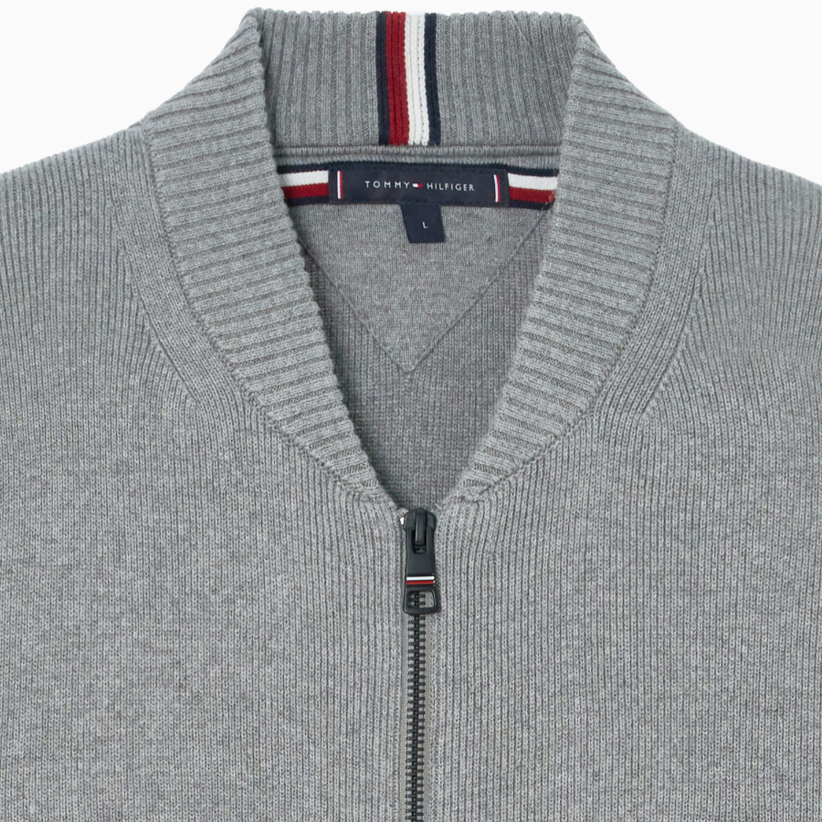 TOMMY HILFIGER Baseball Zip-Up Cardigan