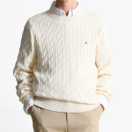 TOMMY HILFIGER Classic Cotton Cable Sweater