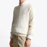 TOMMY HILFIGER Classic Cotton Cable Sweater