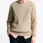 TOMMY HILFIGER Classic Cotton Cable Sweater