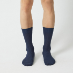 JAJU Cotton Rib Socks – Blue