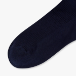 JAJU Cotton Rib Socks – Navy