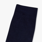 JAJU Cotton Rib Socks – Navy