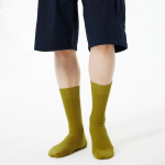 JAJU Cotton Rib Socks – Olive