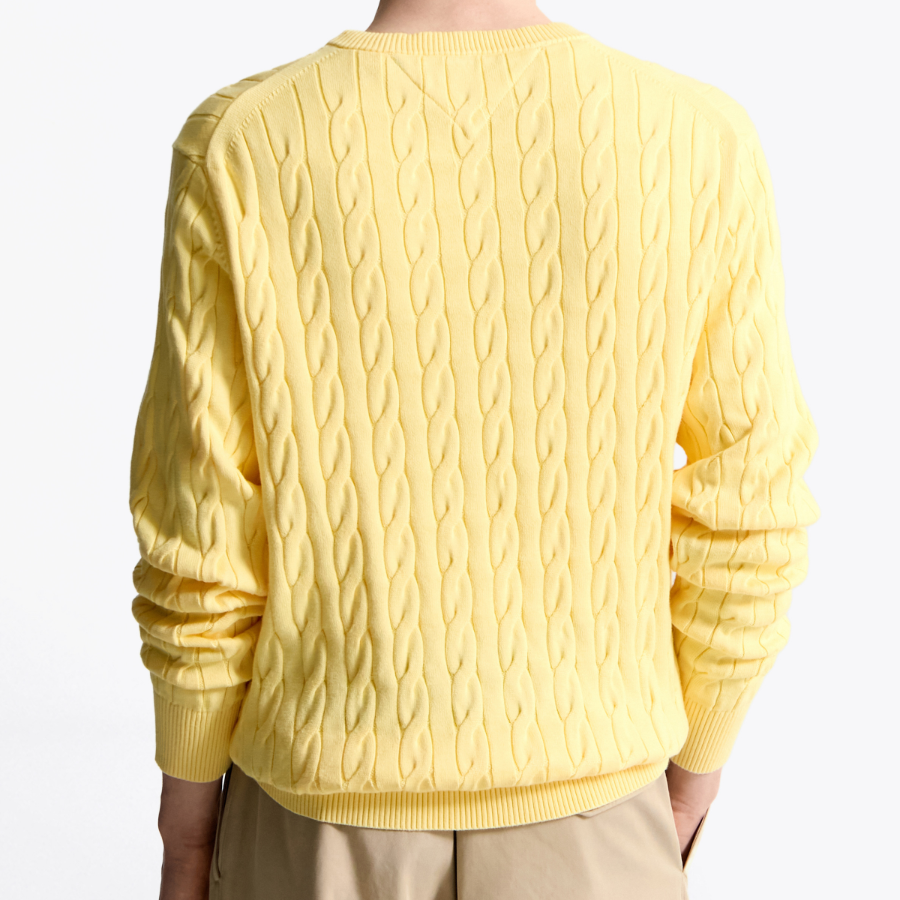TOMMY HILFIGER Classic Cotton Cable Sweater