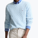 TOMMY HILFIGER Classic Cotton Cable Sweater