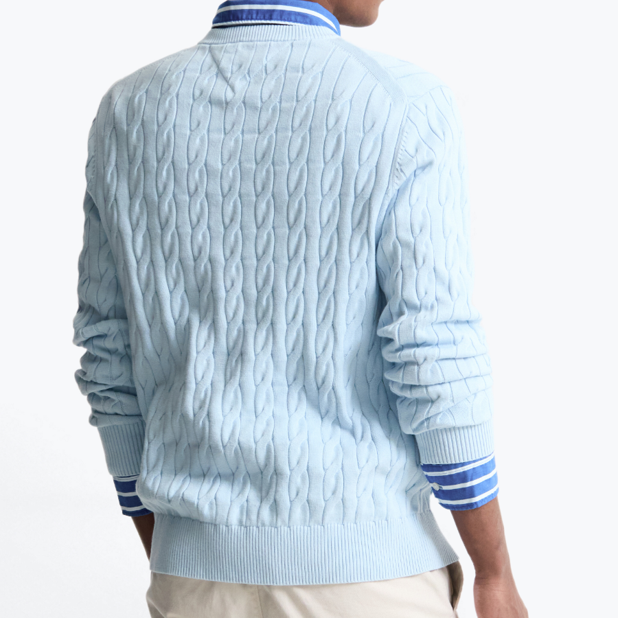 TOMMY HILFIGER Classic Cotton Cable Sweater