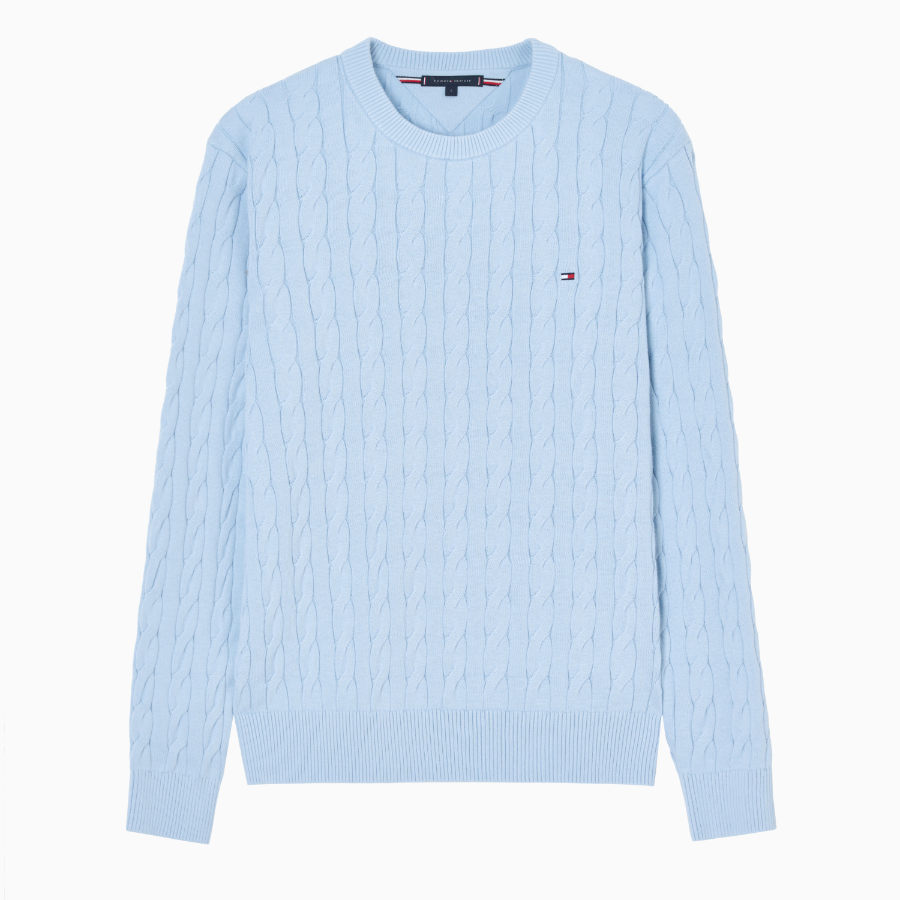 TOMMY HILFIGER Classic Cotton Cable Sweater