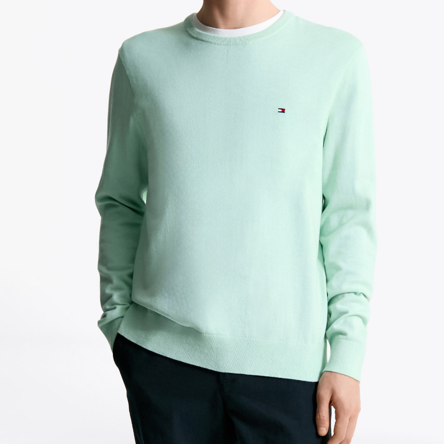 TOMMY HILFIGER Essential Cotton Crewneck Sweater