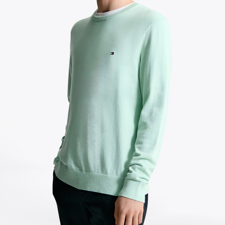 TOMMY HILFIGER Essential Cotton Crewneck Sweater