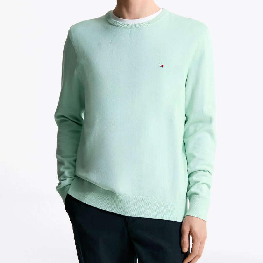 TOMMY HILFIGER Essential Cotton Crewneck Sweater