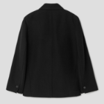 8 seconds Semi-Overfit Mixed Fabric Jacket – Black