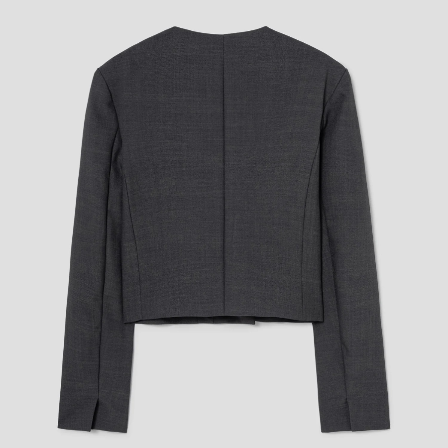 8 seconds Round-Neck Jacket – Ash