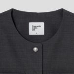 8 seconds Round-Neck Jacket – Ash