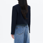 8 seconds Round-Neck Jacket – Navy