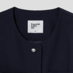 8 seconds Round-Neck Jacket – Navy