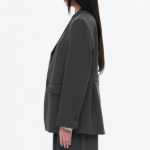 8 seconds Belted Semi-Overfit Jacket – Ash