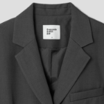 8 seconds Belted Semi-Overfit Jacket – Ash