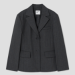 8 seconds [EDITION8] Stripe Jacket – Ash