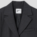 8 seconds [EDITION8] Stripe Jacket – Ash