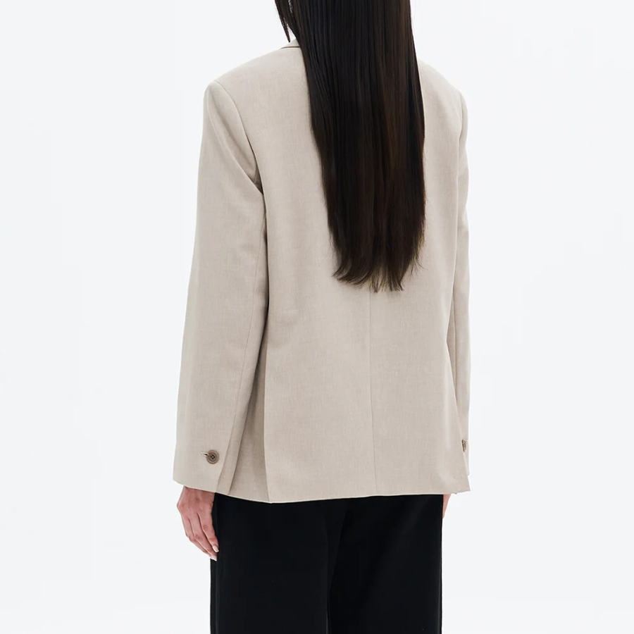 8 seconds Three-Button Semi-Overfit Jacket – Beige
