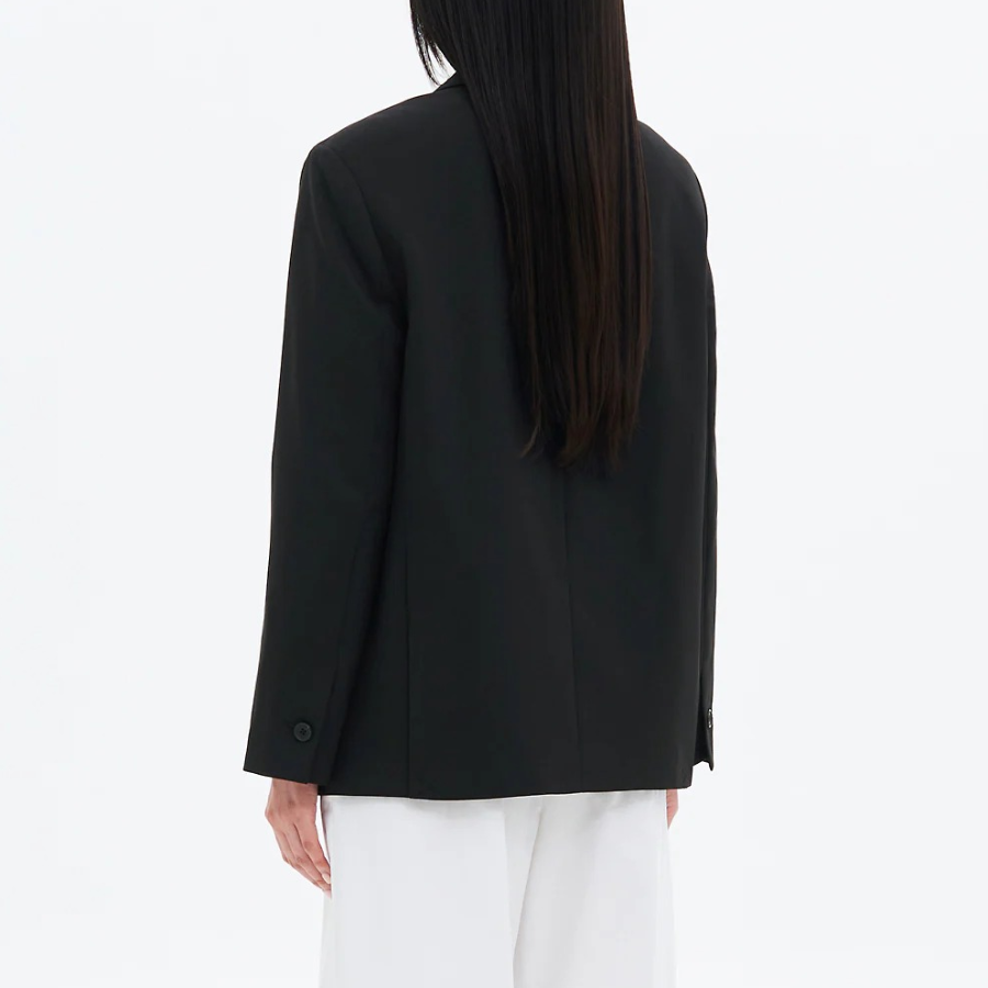 8 seconds Three-Button Semi-Overfit Jacket – Black