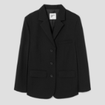 8 seconds Three-Button Semi-Overfit Jacket – Black