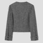 8 seconds Double-Button Jacket – Dark Grey