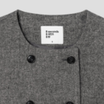 8 seconds Double-Button Jacket – Dark Grey