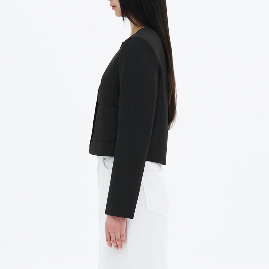 8 seconds Snap-Button Jacket – Black