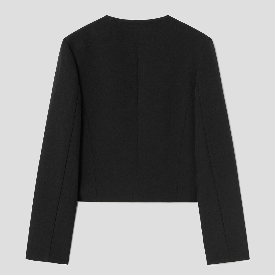 8 seconds Snap-Button Jacket – Black