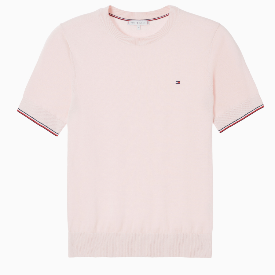 TOMMY HILFIGER [Official Headquarters] Cotton Crewneck Stitch Sweater