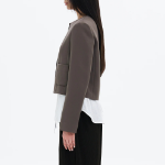 8 seconds Snap-Button Jacket – Brown