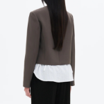 8 seconds Snap-Button Jacket – Brown