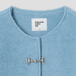 8 seconds Boucle Buckle Short Jacket – Sky Blue