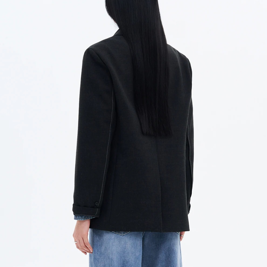 8 seconds Oversized Tailored Jacket – Ash