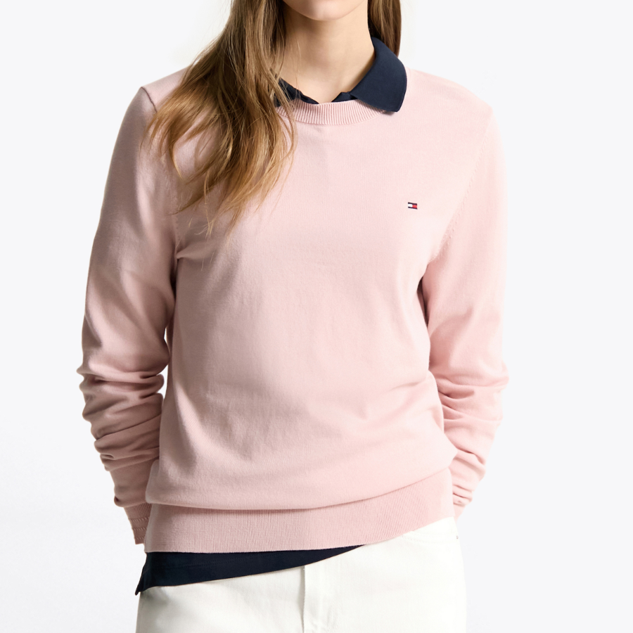 TOMMY HILFIGER [Official Headquarters] Cotton Jersey Stitch Sweater