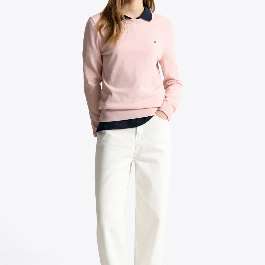 TOMMY HILFIGER [Official Headquarters] Cotton Jersey Stitch Sweater