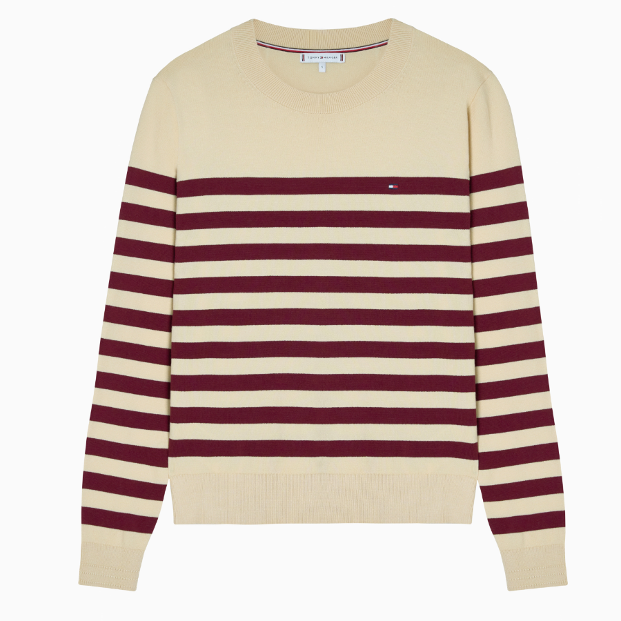TOMMY HILFIGER [Official Headquarters] Cotton Jersey Stitch Sweater