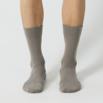 JAJU Cotton Non-Pressure Plain Socks – Grey