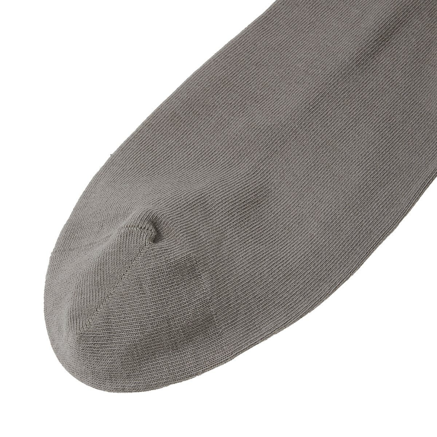 JAJU Cotton Non-Pressure Plain Socks – Grey