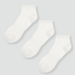 JAJU Active Support Sneaker Socks 3-Pack – White