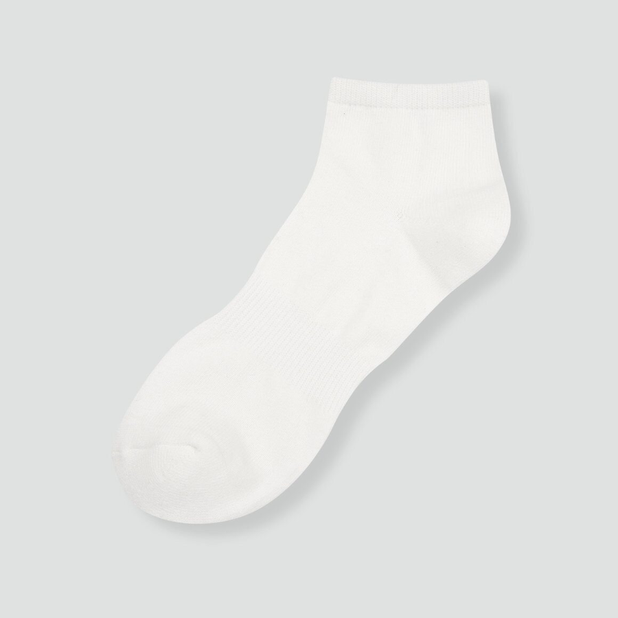 JAJU Active Support Sneaker Socks 3-Pack – White