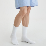 JAJU Active Support Mid-Crew Socks 3-Pack – White