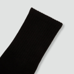 JAJU Active Support Mid-Crew Socks 3-Pack – Black