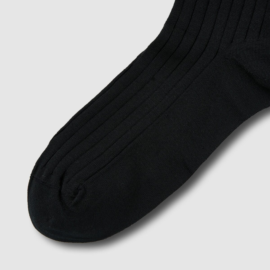 JAJU Silket Long Socks – Black
