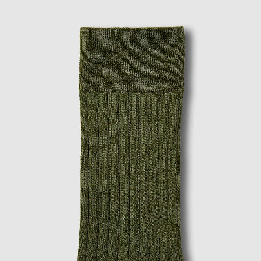 JAJU Silket Long Socks – Khaki
