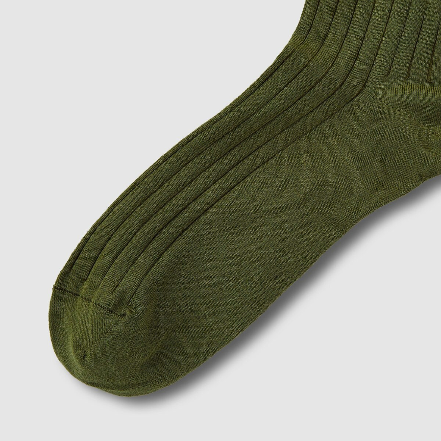 JAJU Silket Long Socks – Khaki