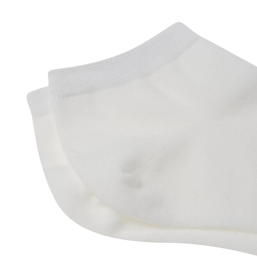 JAJU Cotton Sneaker Socks 5-Pack – White