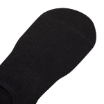 JAJU Cotton High-Cut Fake Socks 5-Pack – Black
